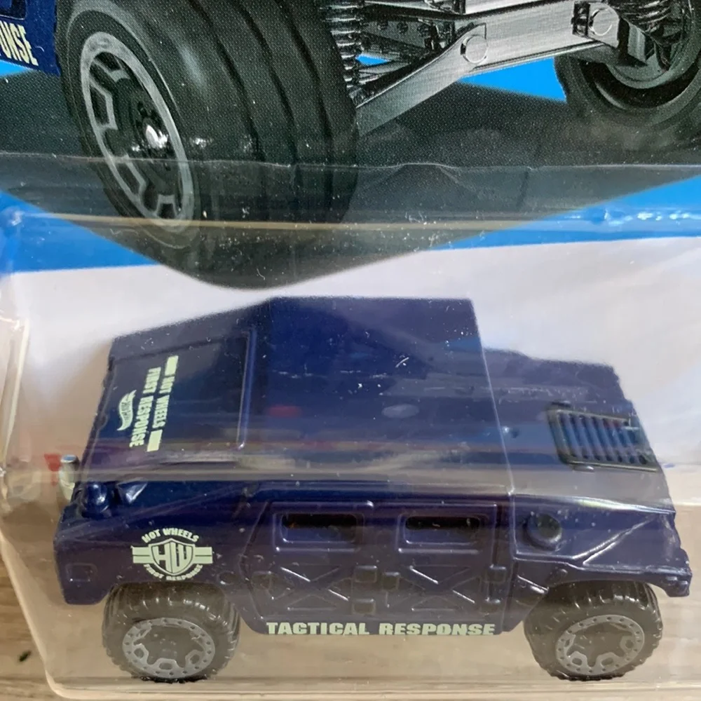 Hot Wheels Blue Hummer Humvee First Response Hotwheels Military Vehicle New 2024